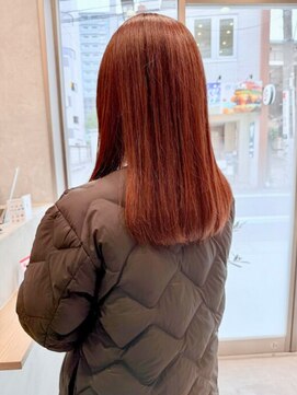 ニーム クルール 国分寺北口店(NEEM Couleur) チェリー・レッドブラウン・髪質改善カラー/20代30代40代50代