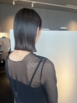 ヘアーエスクールシーユー 枚方T-SITE店(hair S.COEUR×Cu)&nbsp;ヘイリーボブ/大阪枚方美容室