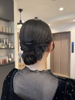 タイトなシニオンアレンジ＊担当yuki