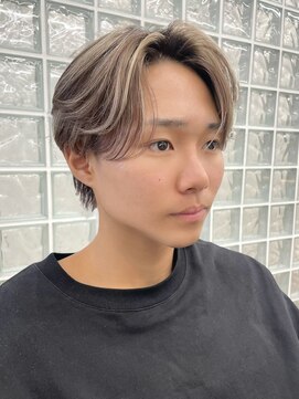 サンクマーケット 渋谷(cinq MARKET) メンズローライトカラーハイライトカラーデザインカラー韓国ヘア