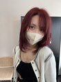 エンブリーチ バイ タグ 樟葉(enn. bleach by t.a.g)&nbsp;深みあるレッドカラーに顔周りレイヤー