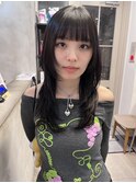 Lomalia表参道ナチュラル顔まわりレイヤーカット暗めカラー