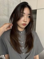 キーチェ 梅田中崎町(keych)&nbsp;レイヤーカット/透明感カラー/ミディアム/大阪梅田/中崎町