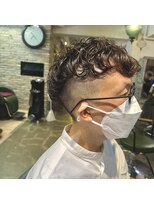 ルミエ ヘアサロン 経堂店(Lumie hair salon)&nbsp;フェード×ニュアンスパーマ