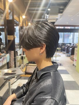 ニューヨークニューヨーク 梅田茶屋町店(NYNY) ニュアンスパーマ/毛流れ/センターパート