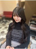 心斎橋/着物ヘア/大人ガーリー/ダークアッシュ/似合わせカット