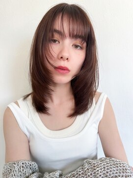 オーリーエトワ 御器所(oorry.etwa) 【OORRY.etwa】大人顔まわりシャギーレイヤー
