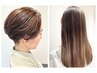 カット＋ハイライトカラー＋パウダープレックス＋オーガニックtr ￥19500