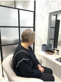 白髪ぼかし/白髪改善カラー/ショート/透明感カラー/脱白髪染め