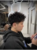スパイキーアップバング