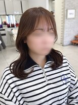 ジーナ 渋谷駅前(Zina) 明るめブラウン×くびれ巻き
