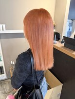 派手髪・ハイトーンカラー・デザインカラー・ブリーチ専門美容室&nbsp;オレンジオレンジカラーヘアカラーオレンジオレンジへア