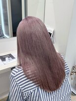 ボネッカ 鶴見(BONECCA)&nbsp;【成田悠里】ブリーチありピンクベージュ