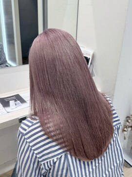 ボネッカ 鶴見(BONECCA) 【成田悠里】ブリーチありピンクベージュ