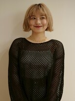 チザン(TIZAN)&nbsp;まとまるミニボブ×柔らかベージュカラー＊