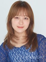 ソーエンバイヘッドライト 福岡宗像店(soen by HEADLIGHT)&nbsp;小顔ミディアムレイヤー似合わせ韓国大人ハッシュカットくびれ