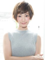 クアトログランシュ 水戸店(QUATRO×GranCieux) 【QUATRO】ワンサイド大人可愛い耳かけショートボブ