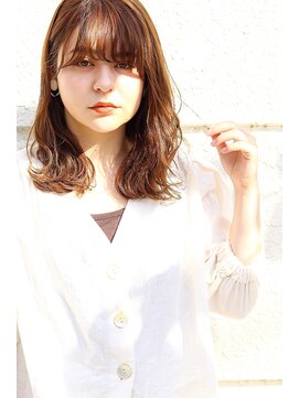 ネイヴィル(navile) デジタルパーマ無造作カールシアーベージュ