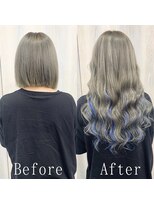 ARビューティー ギンザ(AR Beauty Ginza)&nbsp;ホワイトシルバー#シールエクステ#スイートAライン#黒髪#銀座