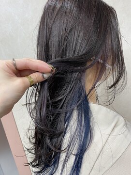 カームバイリコ 学芸大学(calm by liko) 【top stylist＊後藤 夏奈 】寒色mix インナーカラー