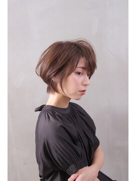 アグランテトラ 野田阪神店(a Gland tetra) 30代40代50代人気♪大人かわいい小顔ショートボブ×透明感カラー