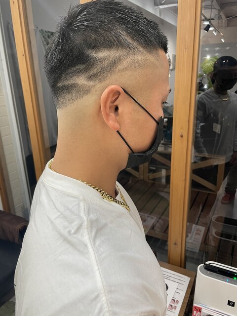 スキンフェードボウズ&BLACKストリートヘアー