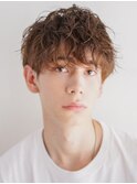 ツーブロック刈り上げマッシュ×ツイストスパイラル