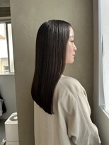 シセイ 青山(SHISEI)&nbsp;黒髪ロング/ぱつっとカット/縮毛矯正/髪質改善［南青山］