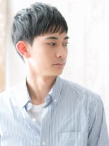 モッズヘアメン 札幌月寒店(mod's hair men)&nbsp;カッコモノトーンが◎黒髪ウェット癖毛カットマッシュj札幌月寒