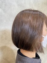 オーガニック ヘアサロン クスクス(organic hair salon kusu kusu) 艶ボブ×インナーカラー