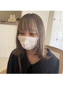 顔まわりレイヤーボブ