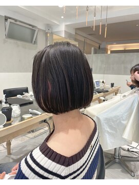 ガリカ 蔵前(Gallica) 【佐久間史将】ぷつっとボブ/すっきりおさまる黒髪ショート