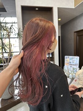 アールトゥーヘアー(art To Hair) インナーカラー/ピンクインナーカラー/春カラー/ピンクカラー