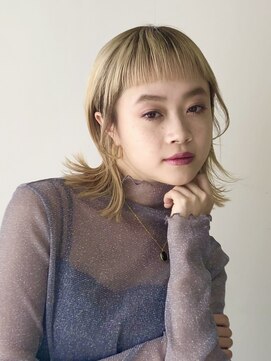 シスタ 二子玉川(SiSTA) インナーカラー/切りっぱなしボブ/二子玉川美容室