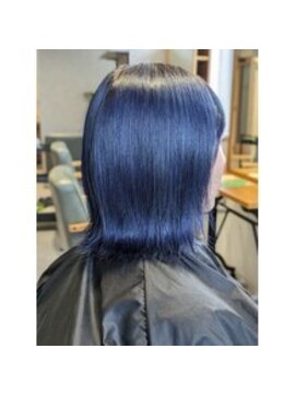 ビス フルール 日暮里店(Vis fleur) ブリーチ２回！アディクシーブルー◎小國綾か