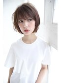【FRAME】大人可愛いショート風ボブ
