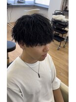 ビカム 名駅(become)&nbsp;ソフトツイストスパイラルパーマメンズマッシュ