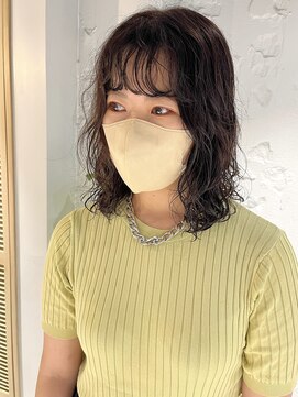 コフィー バイ メルト 吉祥寺(cofy by melt) 【三ツ井純】アンニュイパーマ　ほつれパーマ ベージュカラー