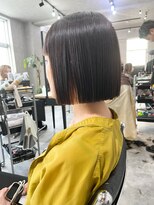 サクラ 岐阜(SAKURA)&nbsp;縮毛矯正　切りっぱなしボブ　髪質改善　岐阜美容室