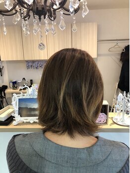 ヘアー サロン スカイ(Hair Salon Sky)の写真/【豊明市】ずっと綺麗でいたい大人女性の味方◇透明感×立体感のある上品でお洒落な仕上がりが人気◎