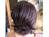 【髪に優しい◎白髪染め】カット＋ヘアマニキュア