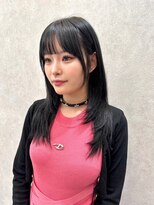 ロンドルピナス 小倉(Lond Lupinus) ブルーブラック/ワイドバング/美髪のススメ/外ハネボブ/北九州