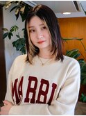ミディアムレイヤー×フェイスフレーミングカラー【中嶋翔也】