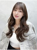□ 韓国大宮顔周りレイヤーカットハッシュカットワンホンヘア