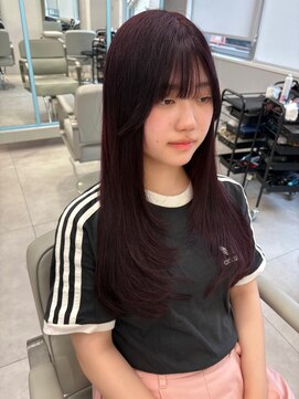 プリアバイポプルス 渋谷(pria by popls) レイヤーカット/韓国レイヤー/髪質改善/縮毛矯正/韓国/渋谷/20代