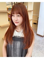 ルシュカイチマルニ(Rasca102)&nbsp;Rasca  オレンジベージュ ロングレイヤー