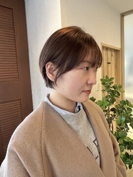 レターバイノベル(letter by novel) 大人ボブ大人ショートボブ切りっぱなしボブ前髪あり前下がりボブ