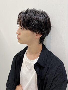 トルネード(TORNADO) メンズパーマショートヘアビジネスヘア面長絶壁解消K20250720