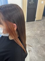 テーラヘアー 公津の杜店(TELA HAIR)&nbsp;イヤリングカラーオレンジ！！