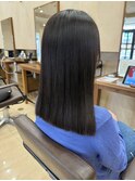 レイヤー／艶髮／髪質改善縮毛矯正/髪質改善/韓国風／韓国へア